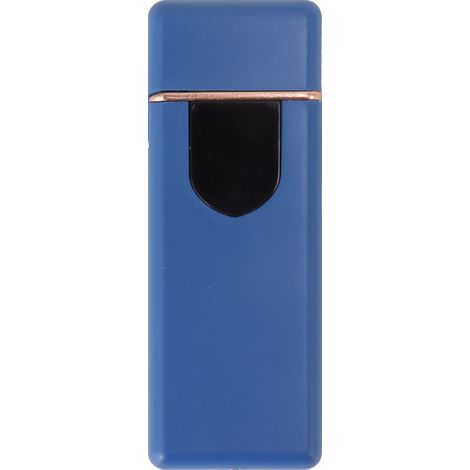 Briquet électrique portable rouge, rechargeable par USB, à allumage tactile double face et coupe-vent, idéal comme cadeau pour votre copain. (1/5)