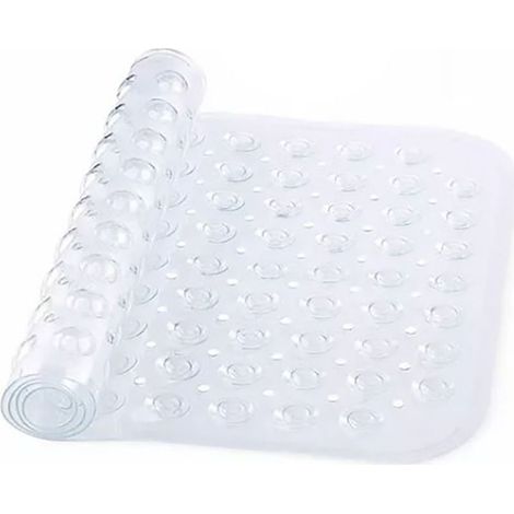 Tapis antidérapant pour baignoire et douche, coussin de massage, sécurité, ventouses PVC, antidérapant, bain (1/5)