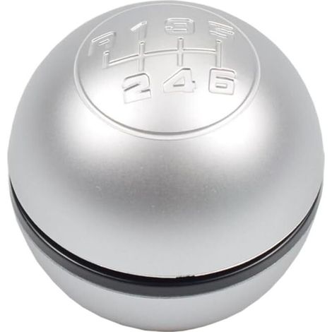 Pommeau de levier de vitesses de 6 vitesses manuelle pour Alfa Romeo Giulietta 2010-On (Mat Silver)
