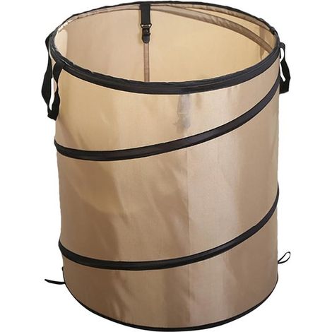 Cestino da campeggio，materiale resistente all'acqua，34x34x40 cm，cestino per rifiuti da giardino pieghevole，adatto a varie attività all'aperto (1/5)
