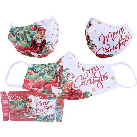 Schutzmaske Weihnachtsdekorationsmuster Weihnachten (1/2)