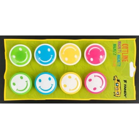 Magneti a forma di sorriso (8 pezzi)