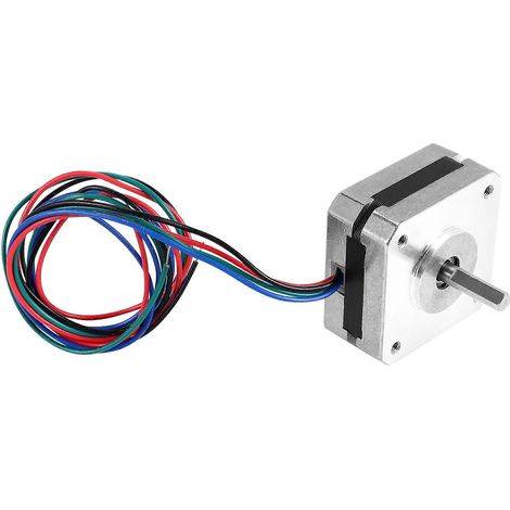 Moteur pas à pas Nema 17 à 4 fils 17Hs08-1004S, pour projets DIY, 20 mm, 1 A, 13 Ncm (18,4 oz.in) (1/5)