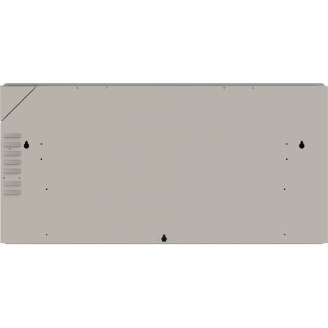 Radiateur à inertie Wifi Blanc Quartz 1500W Horizontal - Valderoma BZ1500W (1/4)