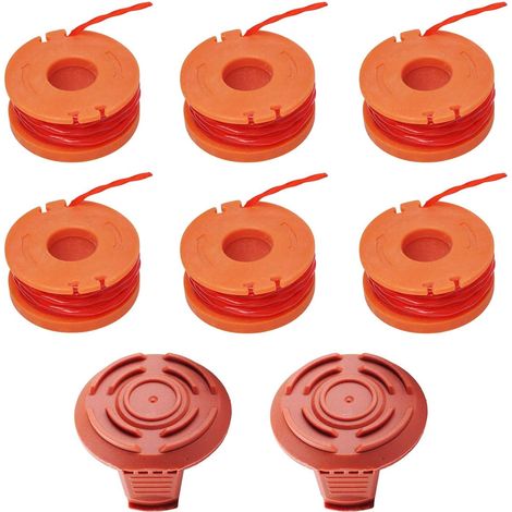 Die Spindel passt auf alle Rasenmäher. Kompatibel mit Worx WG154, WG163, WG180, WG175, WG155, WG151 und WG160. Ersatzteil für Rasenmäher, inklusive 2 Kappen. (1/5)