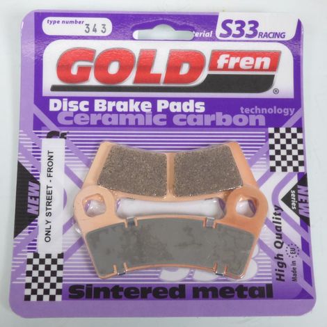 Gold Fren Bremsbelag für Polaris 900 RZR S Quad, Baujahre 2015