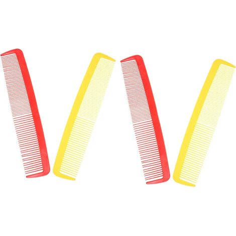4pièces Peigne Géant à Dents Larges pour Halloween Et Carnaval Lot de Accessoires De Farces Amusants pour Fêtes Et Rassemblements Interactifs (1/5)