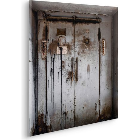 Komar Canvasbild Doorface - 60 x 60 cm - Bild auf Keilrahmen - Urban (1/2)