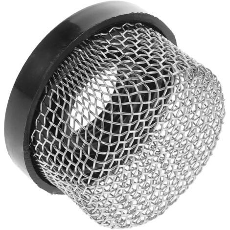 Colador de succión roscado de acero inoxidable para bomba de piscina, filtro industrial de malla fina, skimmer para estanques. (1/5)