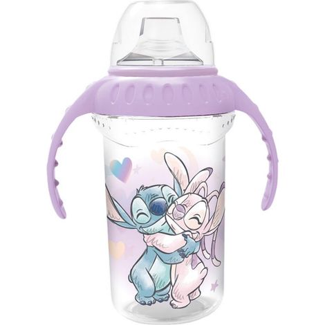 TATAWAY Disney Bicchiere da Viaggio 330 ml Stitch Coperchio Antigoccia Bevande (1/2)