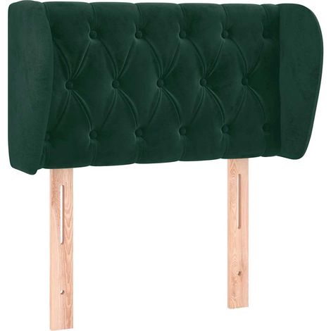 Maison Exclusive - Cabecero de terciopelo verde oscuro 83x23x78/8 (1/5)
