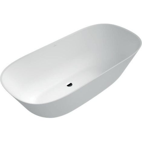 Vasca da bagno VB Theano 1750x800x506mm Duo indipendente Stone White (1/2)