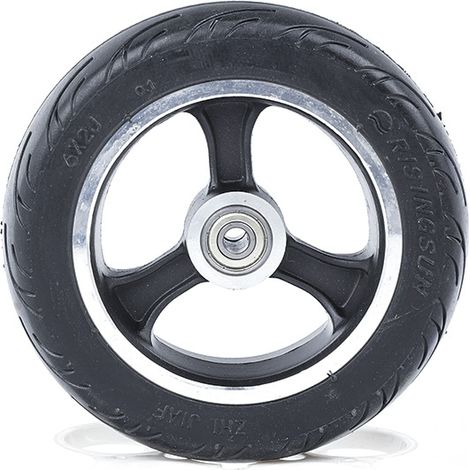 Pneus pleins 6x2J pour trottinette électrique, pneus increvables 6 pouces pour robot (1/4)