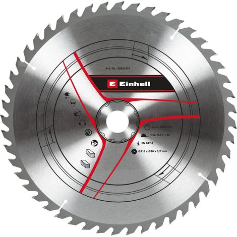 Lame scie circulaire carbure Ø 315 x 30 x 3,2 mm, 48 dents (1/2)