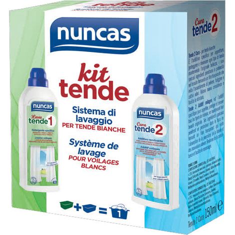 Waschset für weiße Vorhänge und Gardinen, 2-in-1 - Nuncas