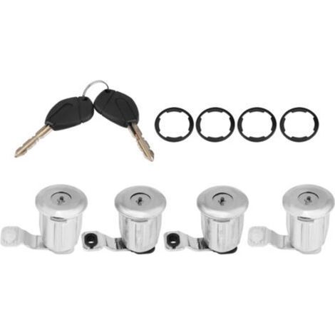 Berlingo Lock 2002, Car Door Lock Cylinder Set with Keys Fit for Partner Berlingo Xsara Replace OEM 252522 9170.g3 9170.cw(4 Barrels)(4 Barrels) (1/5)