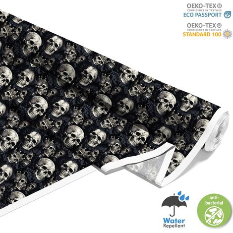 TESSUTI DECORATIVI PER ESTERNI OXFORD - Motivo Teschio I DX4276 (1/5)
