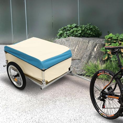 Fahrradanhänger hinten, großer Fahrradgutanhänger mit einem Gewicht von 50 kg, abnehmbare Box für Transportzwecke mit Abdeckung, staubdicht, wasserdicht, insektschutz (1/5)