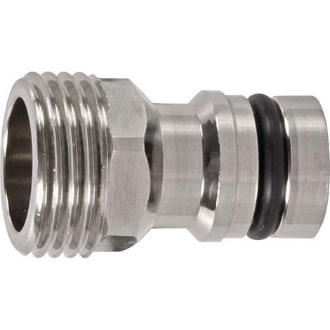 GEKA  Enchufe  de  dispositivo  más  sistema  de  acoplamiento  latón  niquelado  AG  20,95  mm  -  46.1710.8 (1/3)