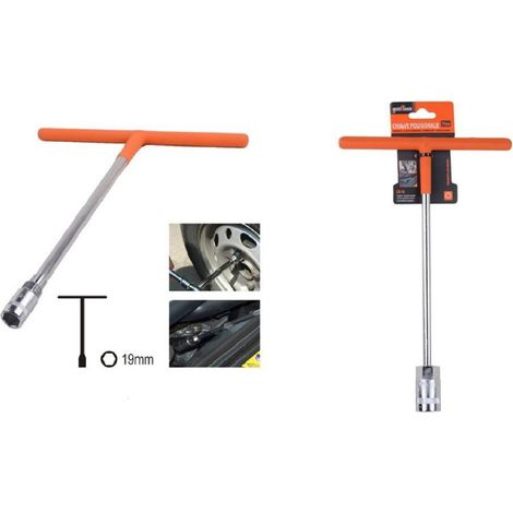 Kaela - Chiave Poligonale Impugnatura Tipo A T Da 19 Mm Con Bussola Esagonale Cr-v 91615 - (1/2)