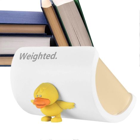 Lampe de chevet lestée en forme de canard de dessin animé avec batterie 1200 mAh, rechargeable par USB, lampe de bureau LED pour la décoration intérieure de la chambre, pour tables (1/5)