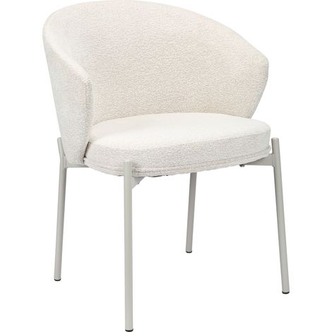 Selsey Atisly – Polsterstuhl mit Chenille, Hellbeige
