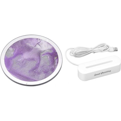 de table décorative à sable mouvant branchement USB