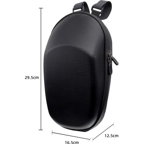 Sac de rangement pour Scooter, sac de suspension avant à coque rigide EVA pour guidon étanche adapté aux trottinettes et vélos pliants (1/5)