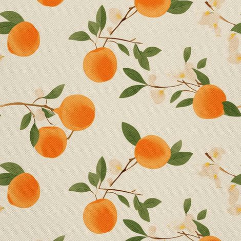 Tissu d'ameublement extérieur Oxford - Motif fruits  DX6491 (1/5)