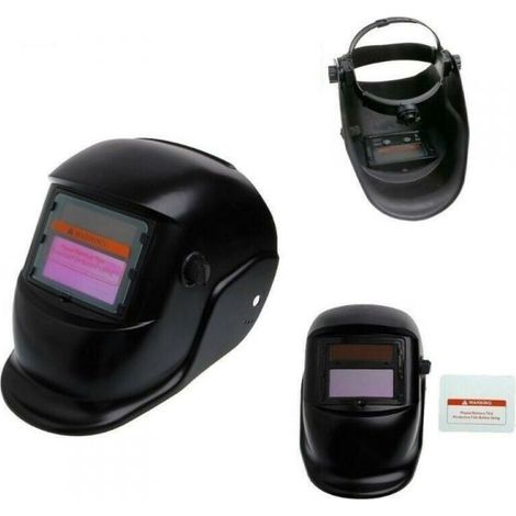 MASCHERA PER SALDATURE OSCURANTE CASCO LCD REGOLABILE AUTO OSCURANTE SALDARE (1/4)