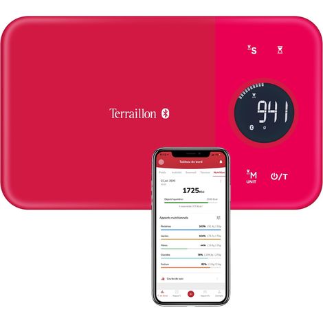 Balance de cuisine Connectée, Apports Nutritionnels NUTRITAB (1/5)