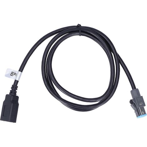 Adaptateur de câble USB 4 broches mâle, rallonge de 102 cm (40,16 pouces) de long, ABS noir, remplacement pour Nissan Teana (1/4)