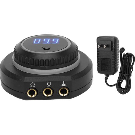 Professionelles Netzteil für Tätowiermaschinen, zwei Ausgänge, hintergrundbeleuchtetes Digitaldisplay, 100–240 V, US-Stecker (1/5)