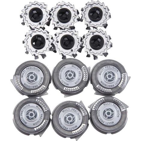Paquet de 6 TêTes de Rechange SH50 pour Rasoirs Philips Norelco SéRie 5000, Lames MultiPrecision S5000 S5420 S5380 S5351