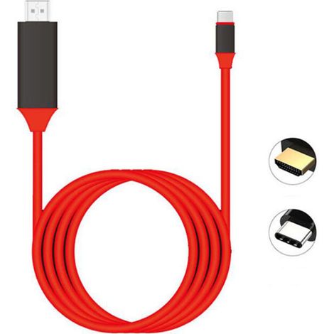 Câble Adaptateur Convertisseur USB-C vers HDMI 4K Haute Vitesse pour Téléphone et PC (1/5)