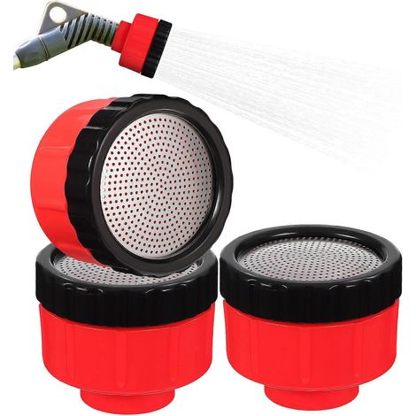 Garden Water Spray Nozzle Plastic with 400 Tiny Holes Round Disc for Flower Plants Seedlings 3Pcs (1/5)