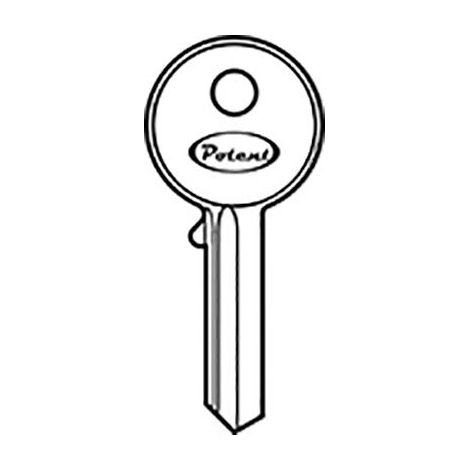 Chiave Piatta Potent K2740 Originale Ottone Nichelato 10 Pezzi