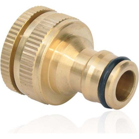 2 Pièces De Connecteur Robinet Tuyau De Jardin En Cuivre Pur, Jardin Raccord Robinet Tuyau, Connecteur Tuyau De Jardin Accessoires Connecteur Tuyau D'eau 4/6Pouces, Arroseur De Jardin (1/3)