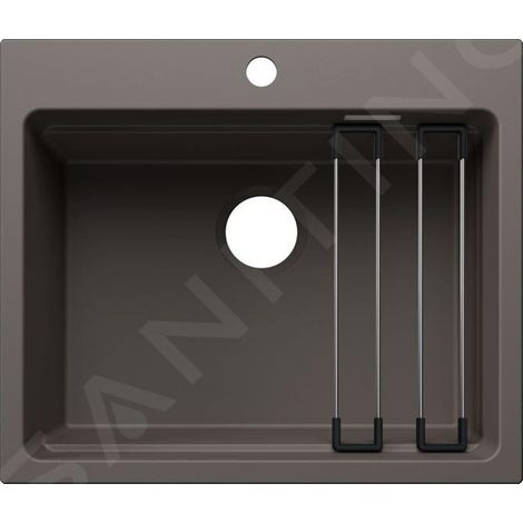 Blanco Etagon 6 - Évier en silgranit 6x5 cm, avec accessoires, gris volcan 527747 (1/2)
