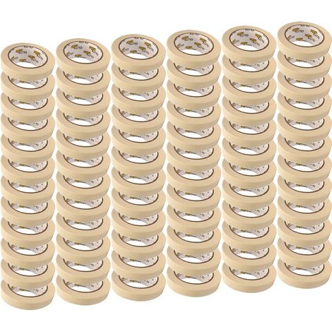 Adhésif de masquage OUTIL PRO ruban travaux peinture 19 mm x 50 m (carton de 72) (1/3)