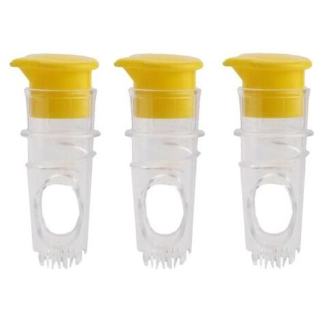 (Comme indiqué)Presse-agrumes - Non spécifié - Manuel - 3 Pièces - Plastique - Jaune (1/5)
