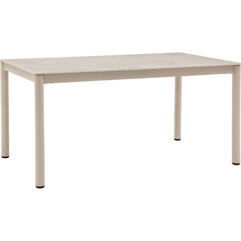 Asta table de jardin 90x160cm sable.