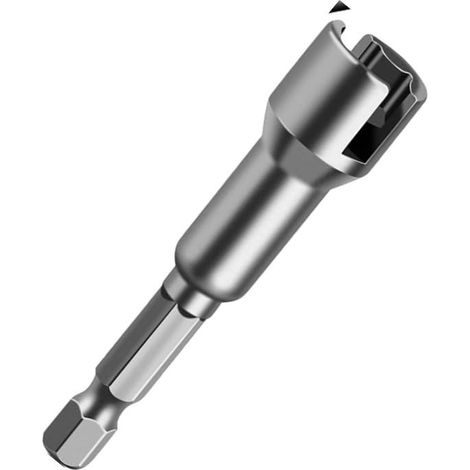 Adaptateur de douille à tige hexagonale, extension de foret, accessoire pour perceuse électrique, construction en acier résistant à l'usure, convertisseur universel pour perceuse électrique, outil à (1/5)