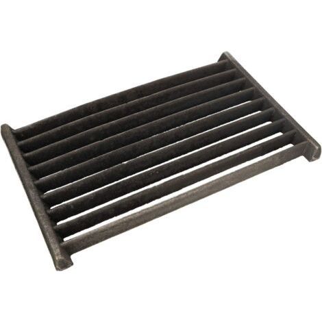 Grille de cheminée en fonte 32 x 21,5 cm – Résistante aux températures élevées – Pour poêles et cheminées – Entretien facile- (1/5)