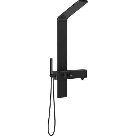 Mexen Strit Duschpaneel, schwarz - 7625-02-70 (1/2)
