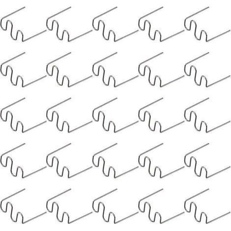 500 Pièces Agrafes de Soudage Plastique 0.6mm pour Réparation Pare-Chocs Auto et Carrosserie (1/4)