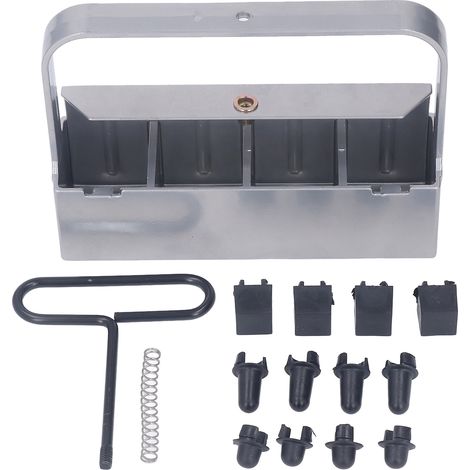 Lot manuel argenté pour bloc de terre, kit de presse à semis micro-portable pour serre (1/5)