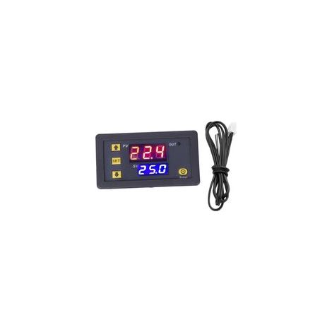 – Régulateur de température numérique 12V – Précision 1℃ – Plage -50℃ à 99℃ – Affichage LED clair – Pour réfrigérateurs et congélateurs (1/5)