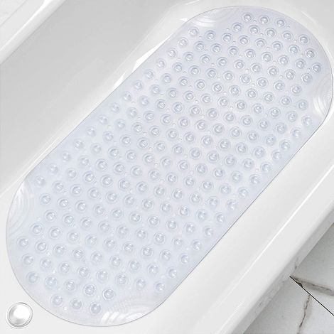 Duschmatte, rutschfeste Badematte mit Abflusslöchern und Saugnäpfen (1/5)