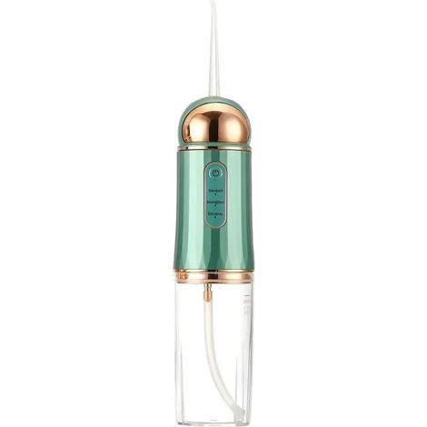 (Vert, 1 embout) Hydropulseur électrique 4 en 1, appareil de nettoyage dentaire (1/5)
